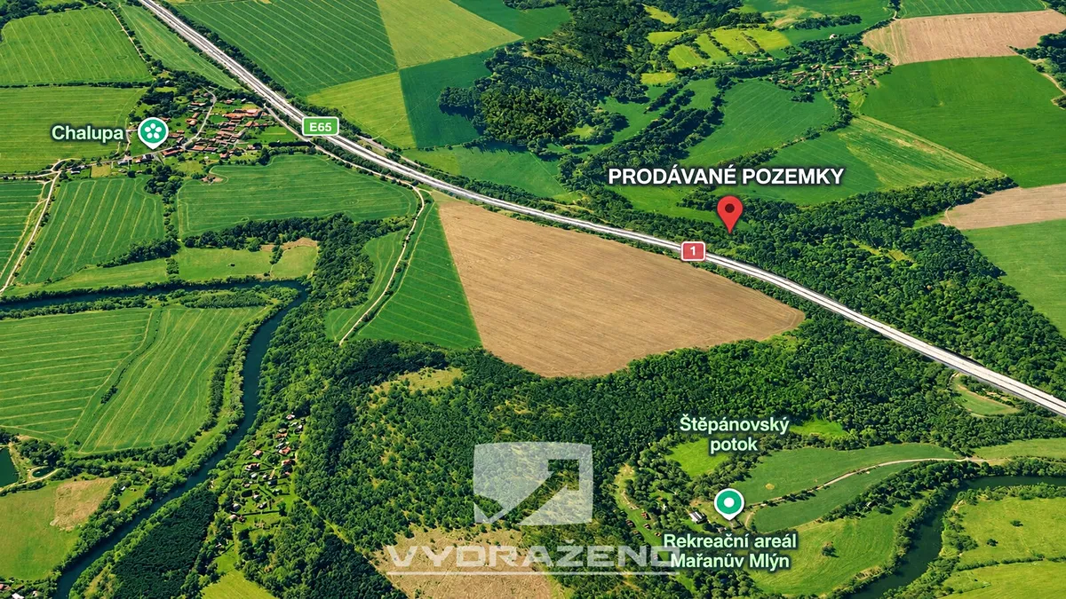 Prodej louky 528 m²
